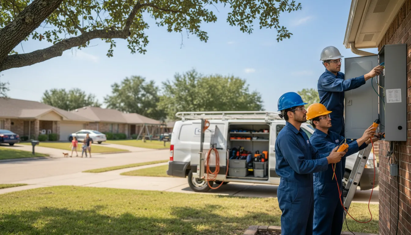 Certified electrician providing emergency electrical services in Trosper, KY
